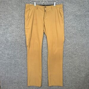 Volcom Pants Mens 36 Khaki Frickin Adventure Stretch Pants Chino Straight Leg